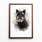 hundeportrait-leinwand-schattenfugenrahmen